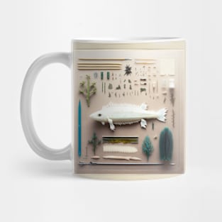 Axolotl: Knolling photography, ultra-safe camera, collectibles Mug